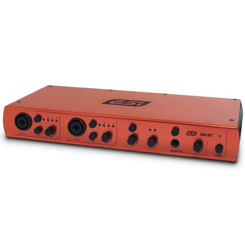 Interfaz de audio ESI U86XT, USB, compatible Mac y PC, rojo