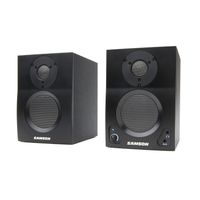 Par de Monitores de estudio Samson Mediaone BT3, bluetooth, negro