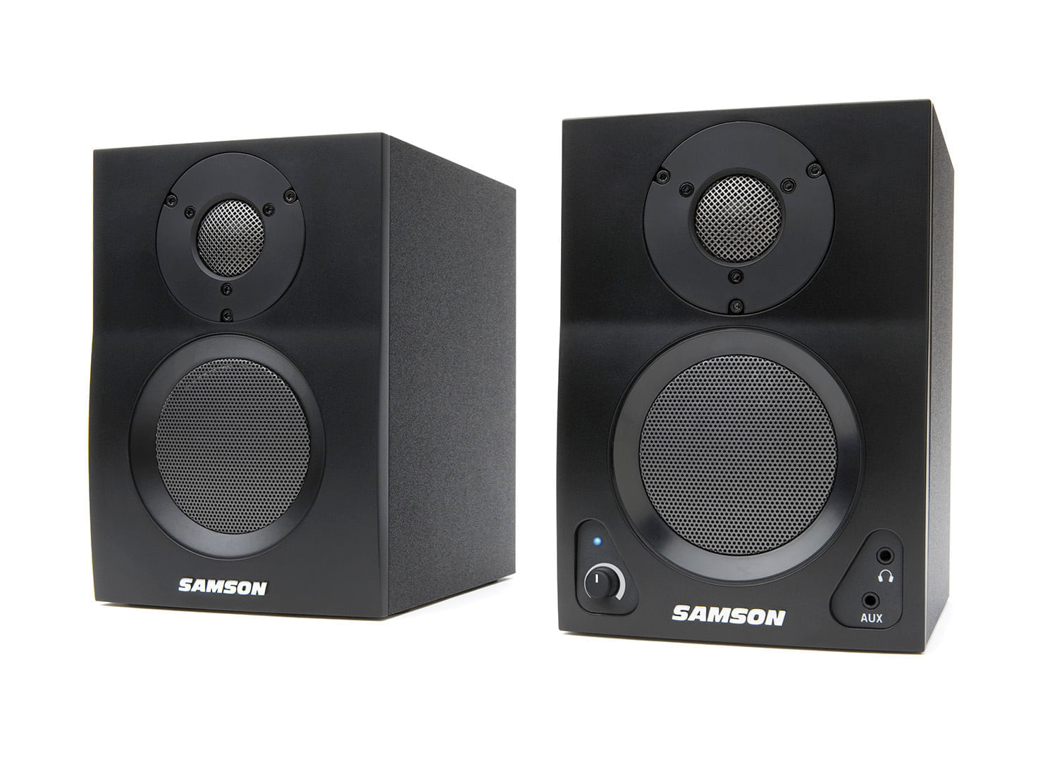 Par de Monitores de estudio Samson Mediaone BT3, bluetooth, negro