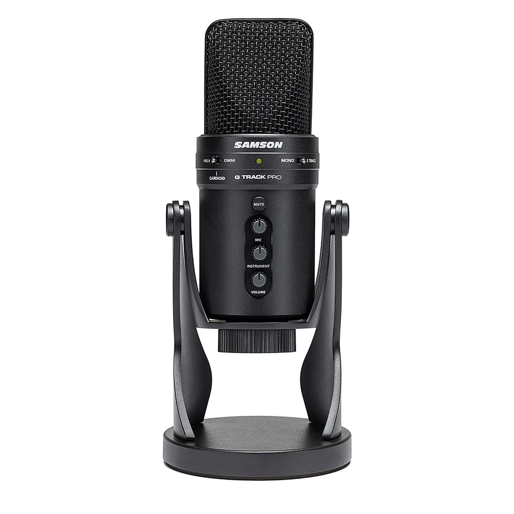 Micrófono condensador Samson GTRACKPRO, USB, negro