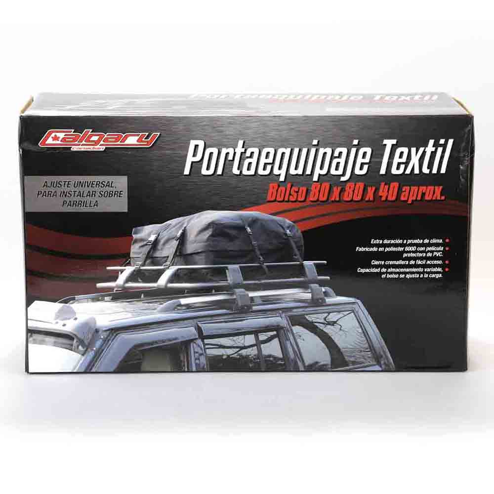 Imagen 2 del producto Bolso  portaequipaje Calgary, ajuste universal, negro