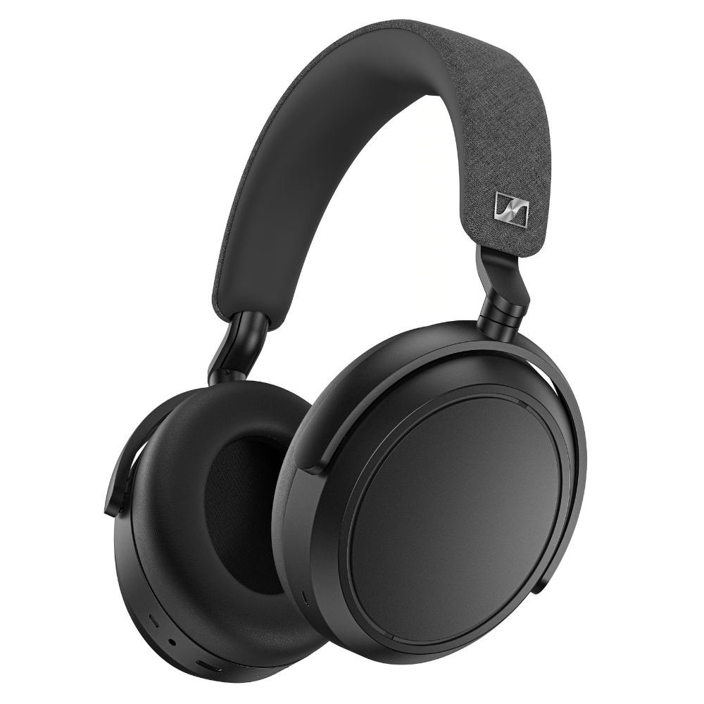 Audífonos con cancelación de ruido Sennheiser Momentum 4 micrófono incorporado, máx. 60 horas, control de música y llamadas, negro
