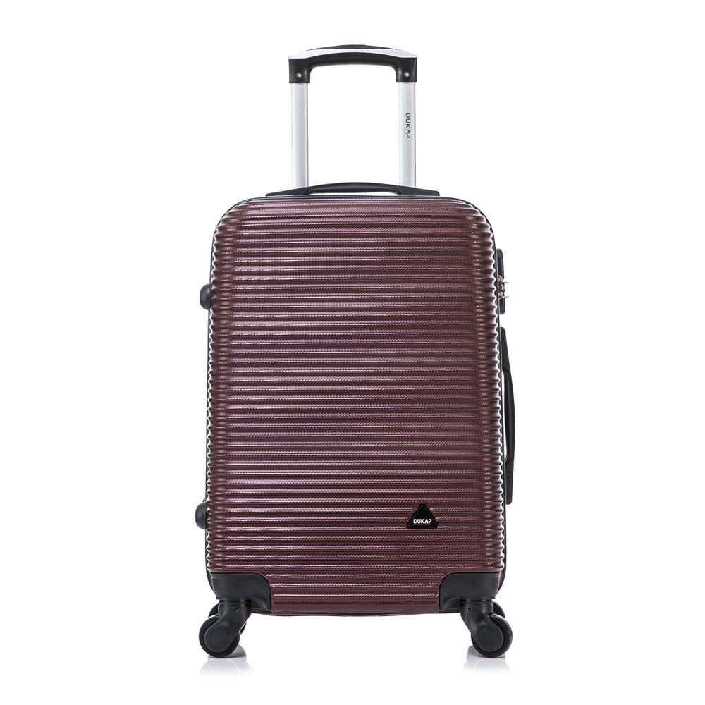 Imagen 2 del producto Maleta cabinera Dukap Royal 51 cm, capacidad 10 kg, 4 ruedas 360°, cerradura de combinación, ABS, vino