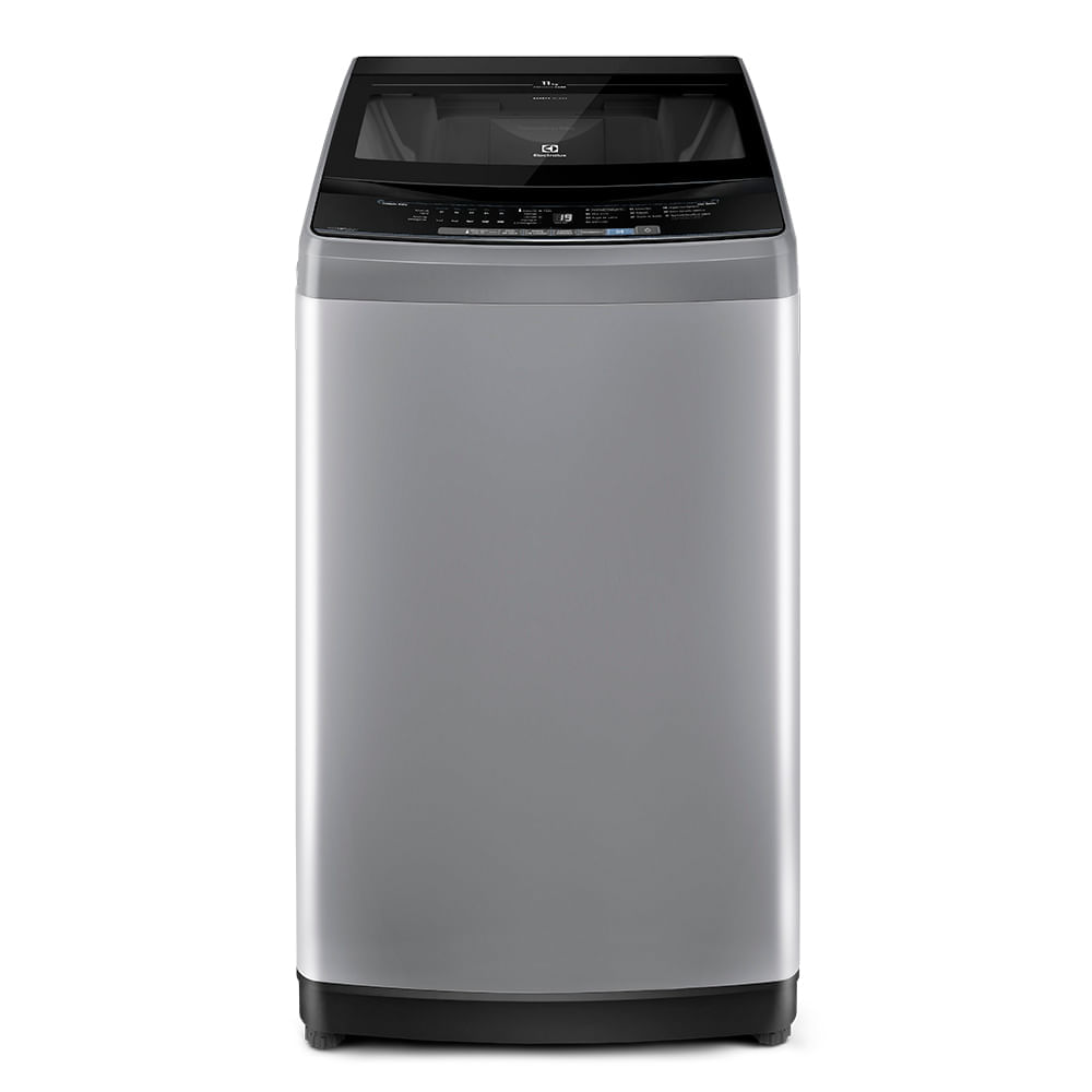 Lavadora Electrolux Premium Care carga superior, capacidad 11 kg, plateado