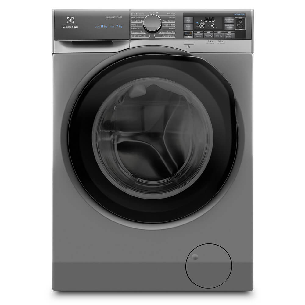 Lavasecadora Electrolux Ultimate Care EWDX11E2G carga frontal, capacidad 11/7 kg, gris