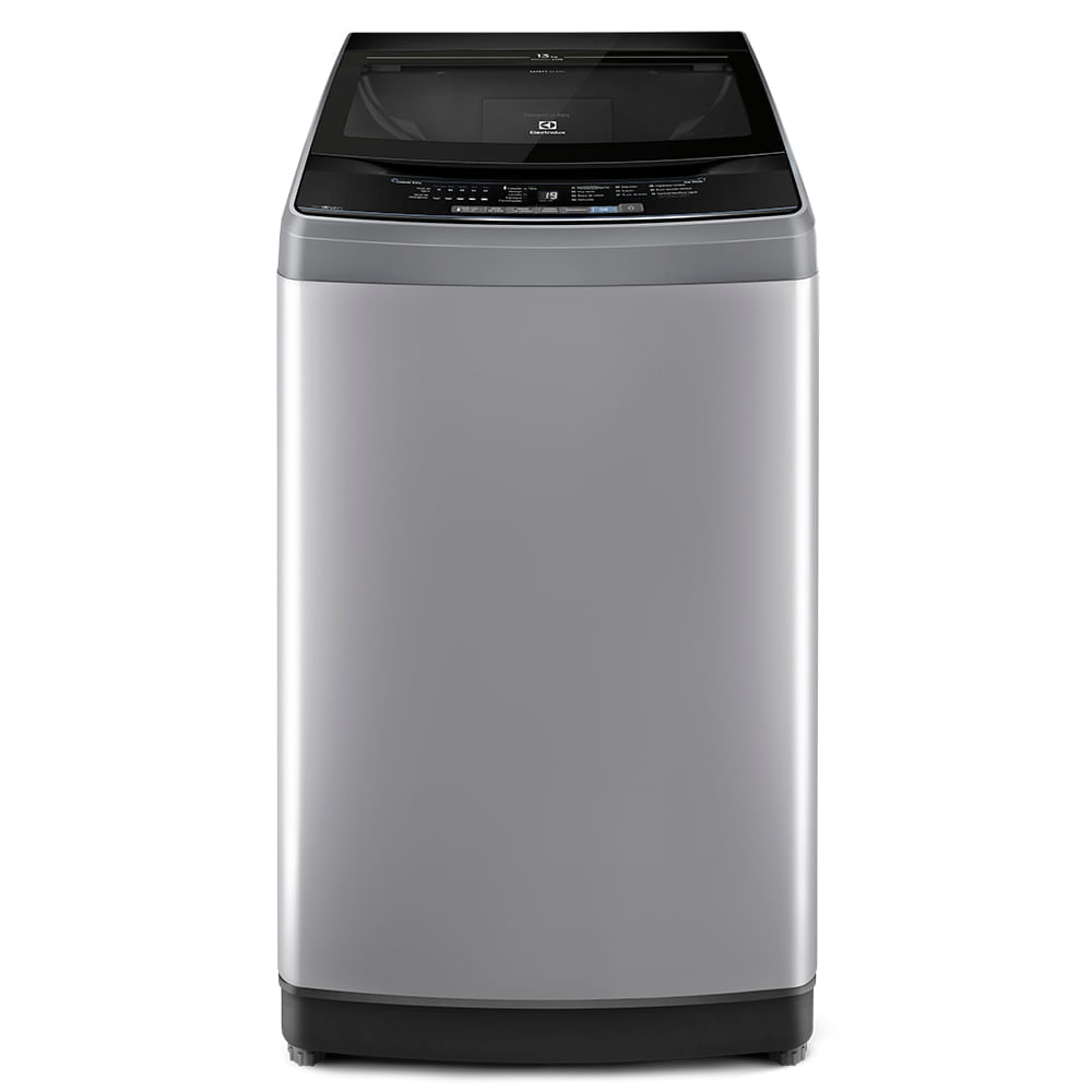 Lavadora Electrolux Premium Care carga superior, capacidad 13 kg, plateado