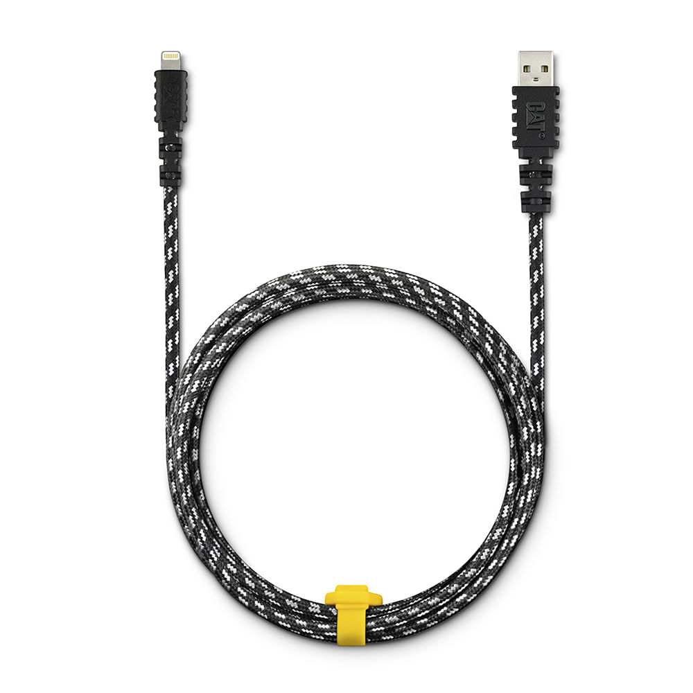 Imagen 2 del producto Cable cargador sincronizador Cat, USB-Lightning, 1.8 metros, negro