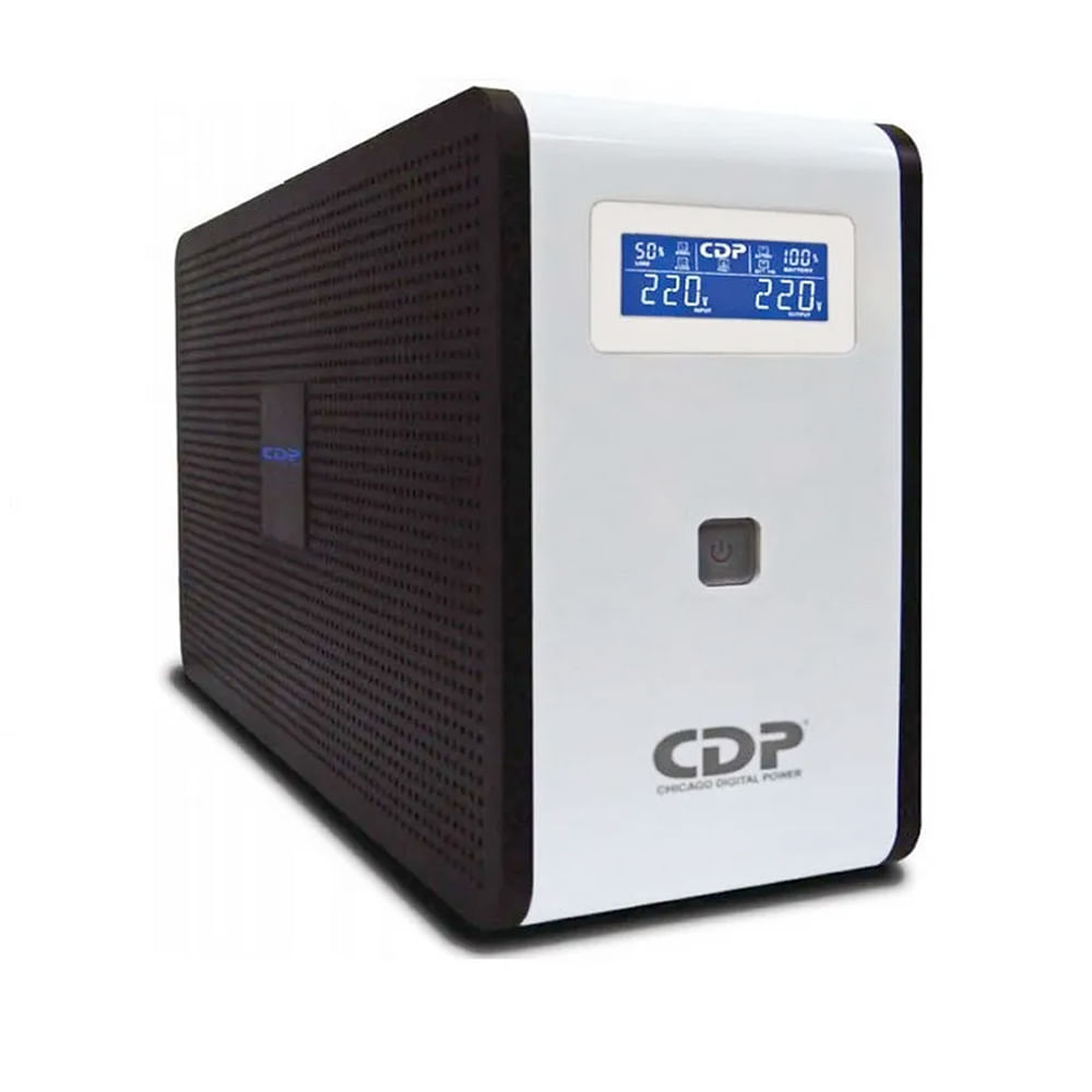 Imagen 1 del producto UPS Inteligente CDP R-SMART2010I, 10 tomas de salida, 2000VA/1200W, autonomía 90 min, blanco