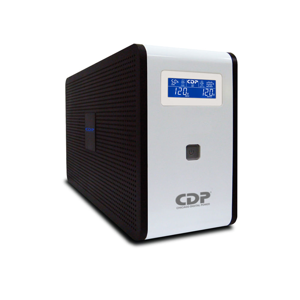 Imagen 1 del producto UPS inteligente CDP R-Smart751I, 10 tomas de salida, 750VA / 375 W, autonomía 35 min, blanco