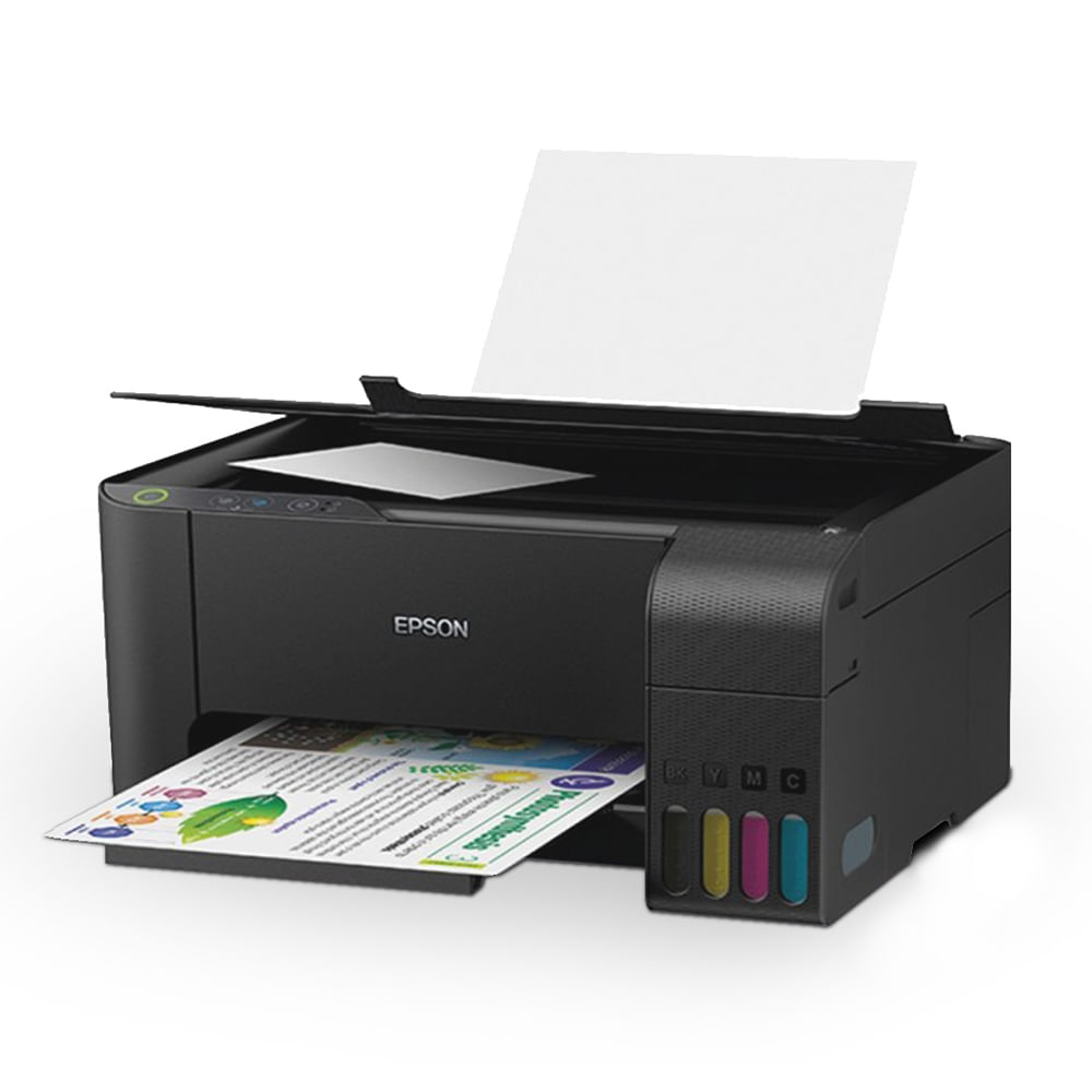 Imagen 2 del producto Impresora multifuncional Epson L3250, inyección de tinta, inalámbrica, Wi-Fi, con tanques recargables + botellas de tinta