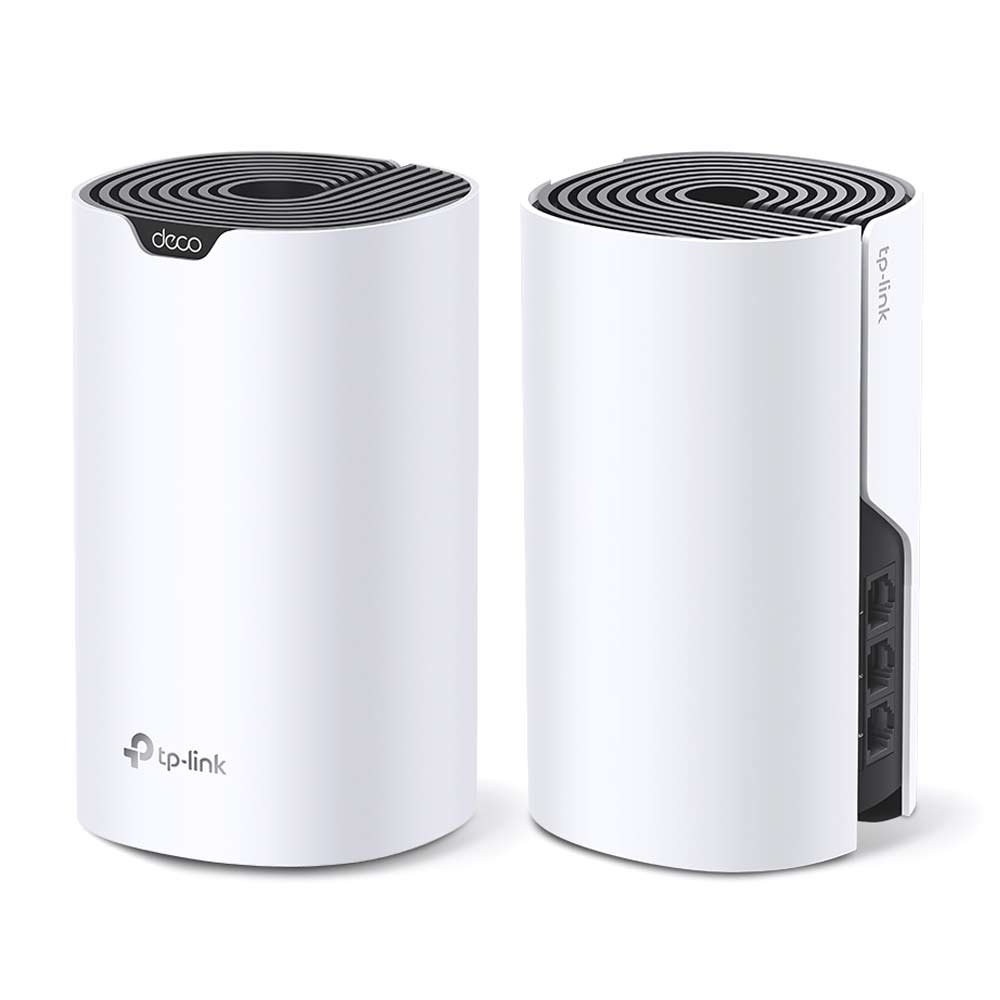 Imagen 2 del producto Sistema Wifi Mesh TP-Link Deco S7 AC1900 pack x 2, doble banda, 1775 mbps, router y access point , 3 puertos gitabit LAN, 3 antenas internas
