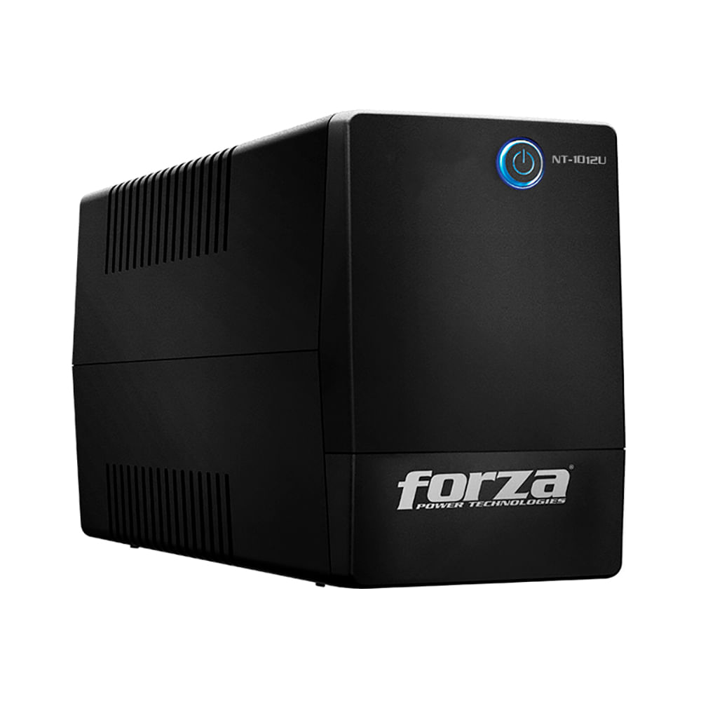 Imagen 2 del producto UPS Forza 1000VA, NT-1012U, 500W, 6 Tomas, Indicador Led, retardador de llama, negro
