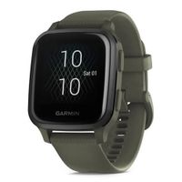 Smartwatch Garmin Venu SQ Music, gps, 1.3"", resistente al agua 5ATM, máx. 6 días, verde
