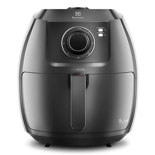 Freidora de aire Electrolux Family Efficient EAF50, 6.5 litros, canasta antiadherente, negro