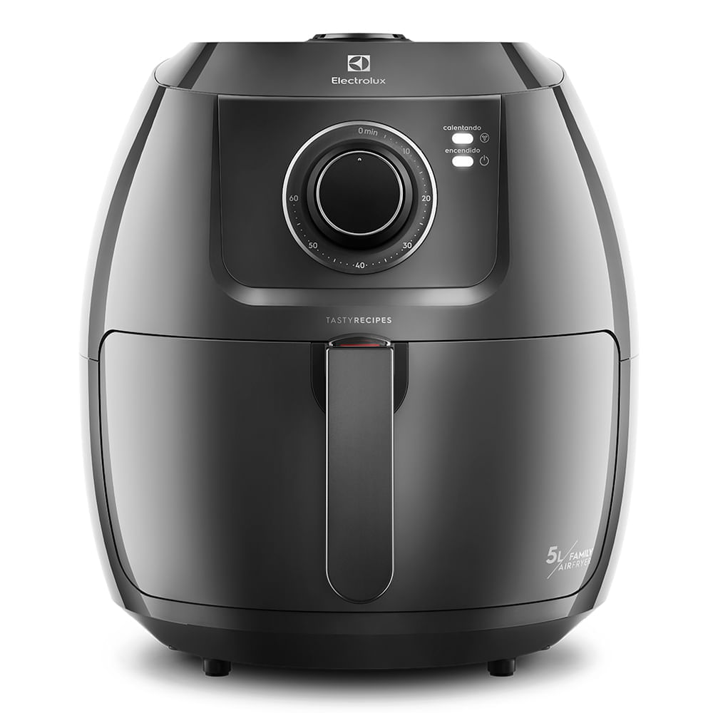 Imagen 1 del producto Freidora de aire Electrolux Family Efficient EAF50, 6.5 litros, canasta antiadherente, negro