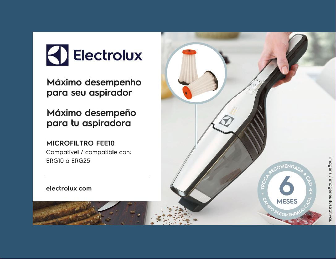 Imagen 2 del producto Kit de filtros para aspiradora ERG21 - ERG23 - ERG24