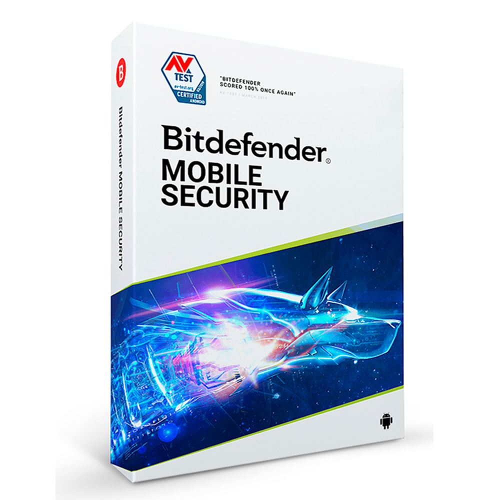Antivirus digital Bitdefender Mobile Security para Android, 1 dispositivo, 1 año