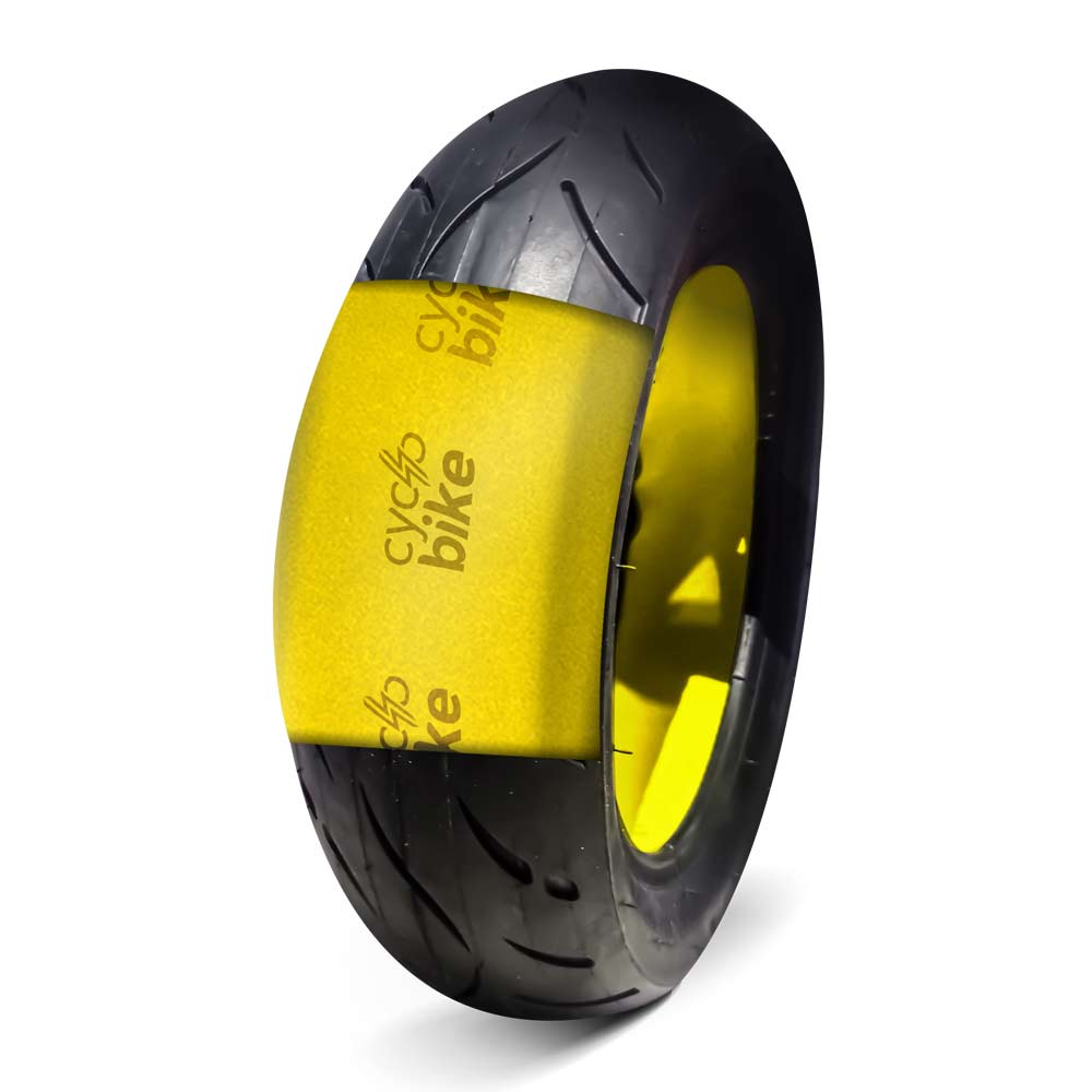 Banda antipinchazos Cyclo para scooter de 10", amarillo