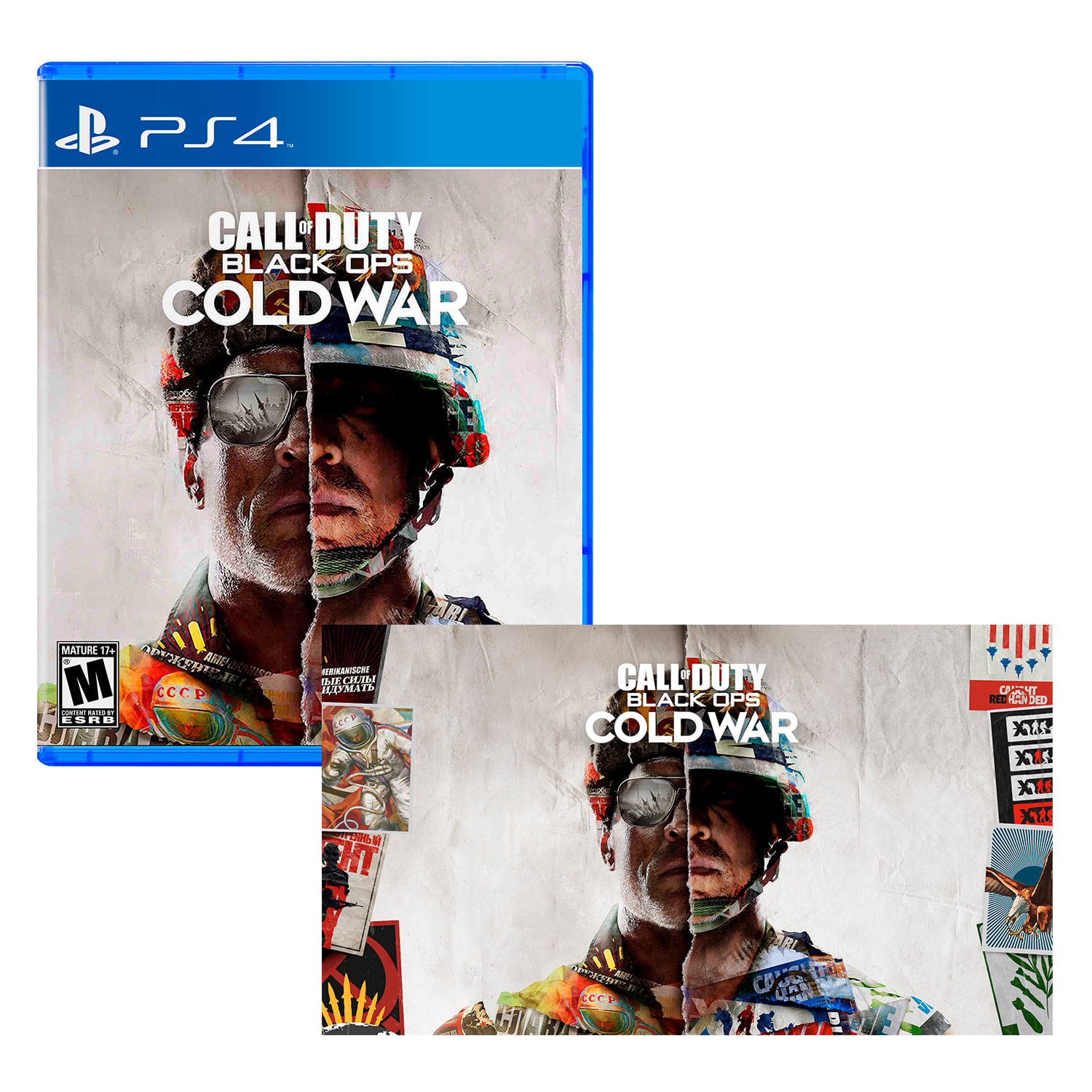 Call of Duty Black Ops Cold War - Playstation 4 (PS4) + Poster
