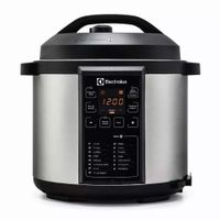 Olla a presión Electrolux PCC20, multifunción, 6 litros, 15 programas, 940W, display digital