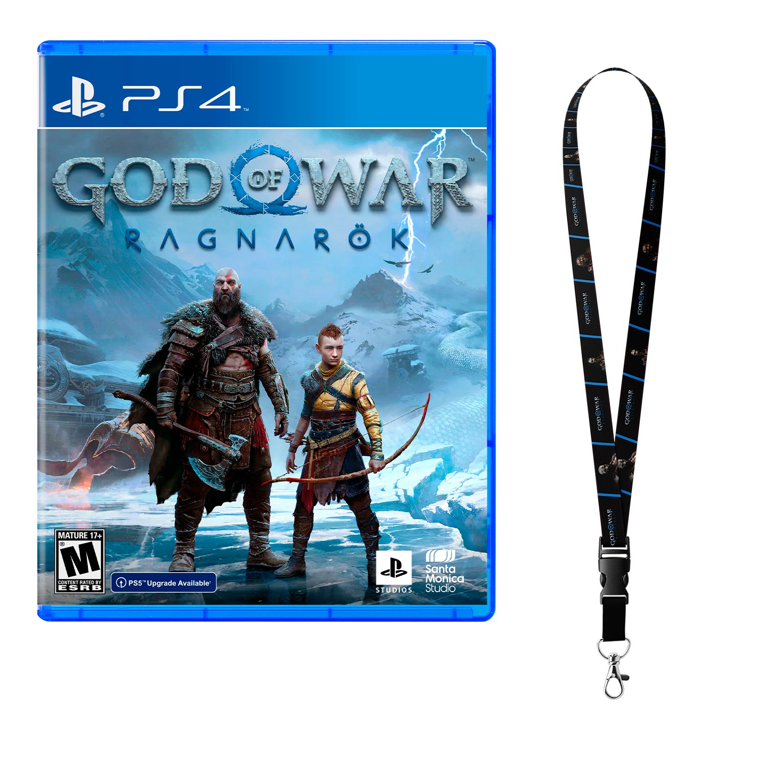 God Of War Ragnarok (Latam) - Playstation 4 (PS4) + Lanyard