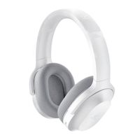 Audífonos gamer Razer Barracuda con micrófono, inalámbrico, bluetooth, PC y consolas, blanco