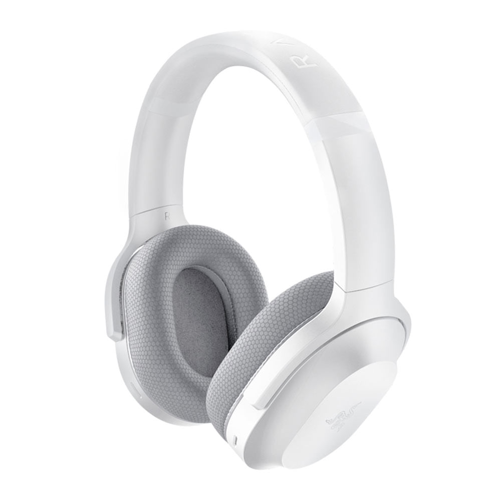 Audífonos gamer Razer Barracuda con micrófono, inalámbrico, bluetooth, PC y consolas, blanco