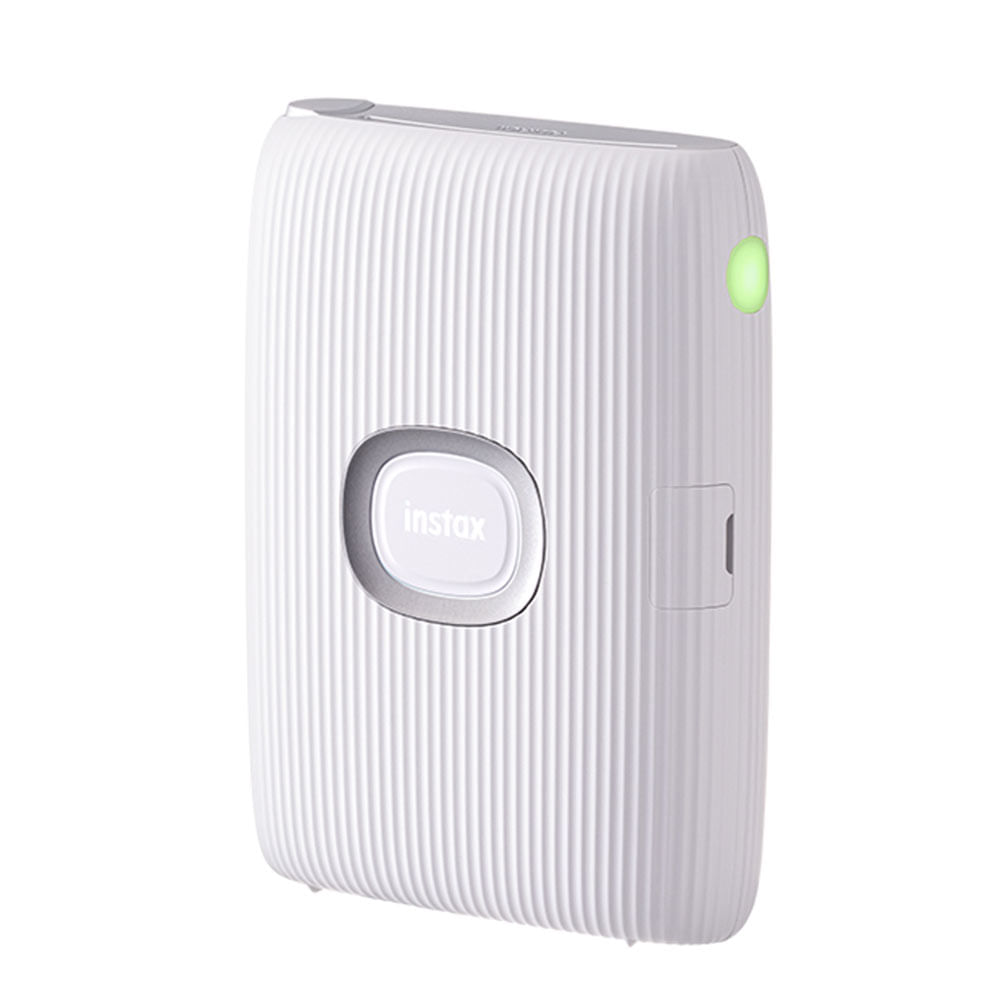 Imagen 2 del producto Impresora Fujifilm Instax mini Link 2 para smartphones, conexión bluetooth, recargable, tamaño de impresión 6.2 cm × 4.6 cm, blanco