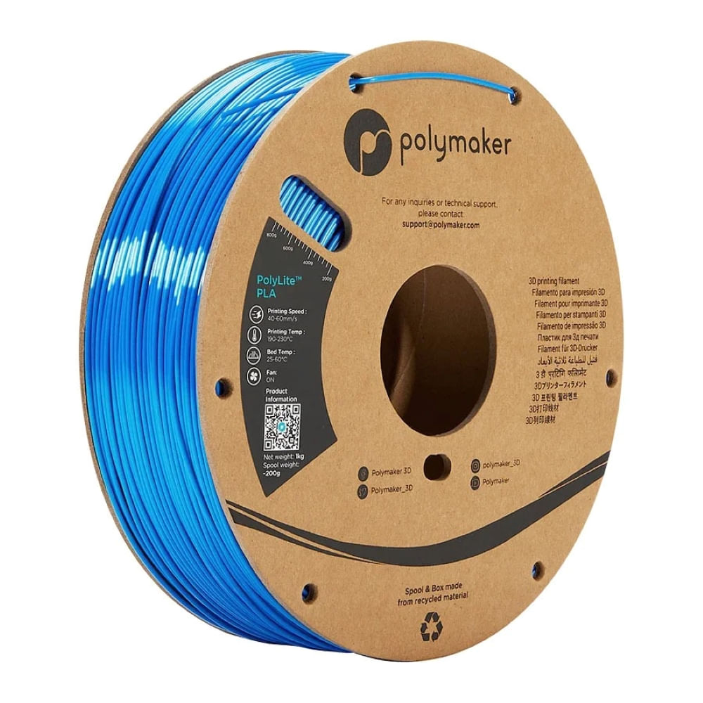 Imagen 1 del producto Filamento PolyLite PLA Azul Sedoso
