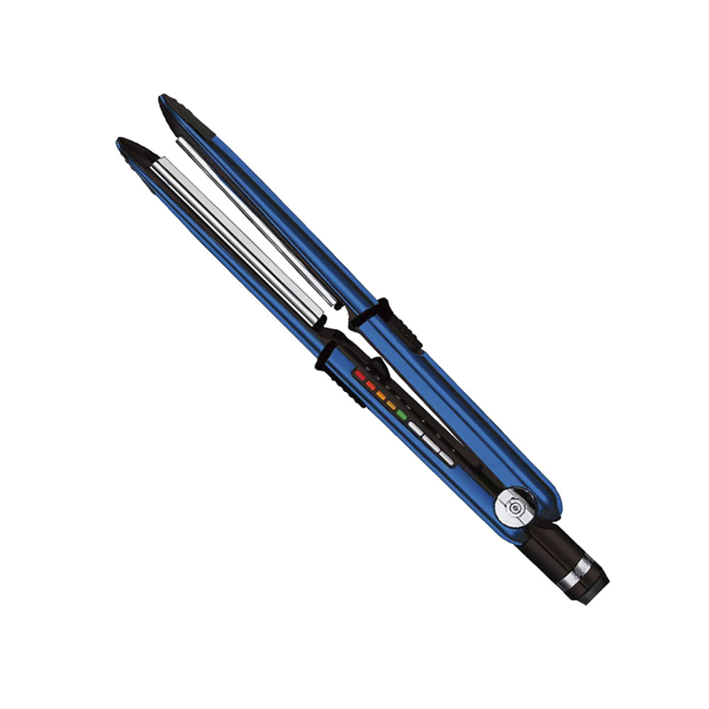 Plancha Babyliss Pro Óptima 3000, 240°C, cable 2.75 m, azul