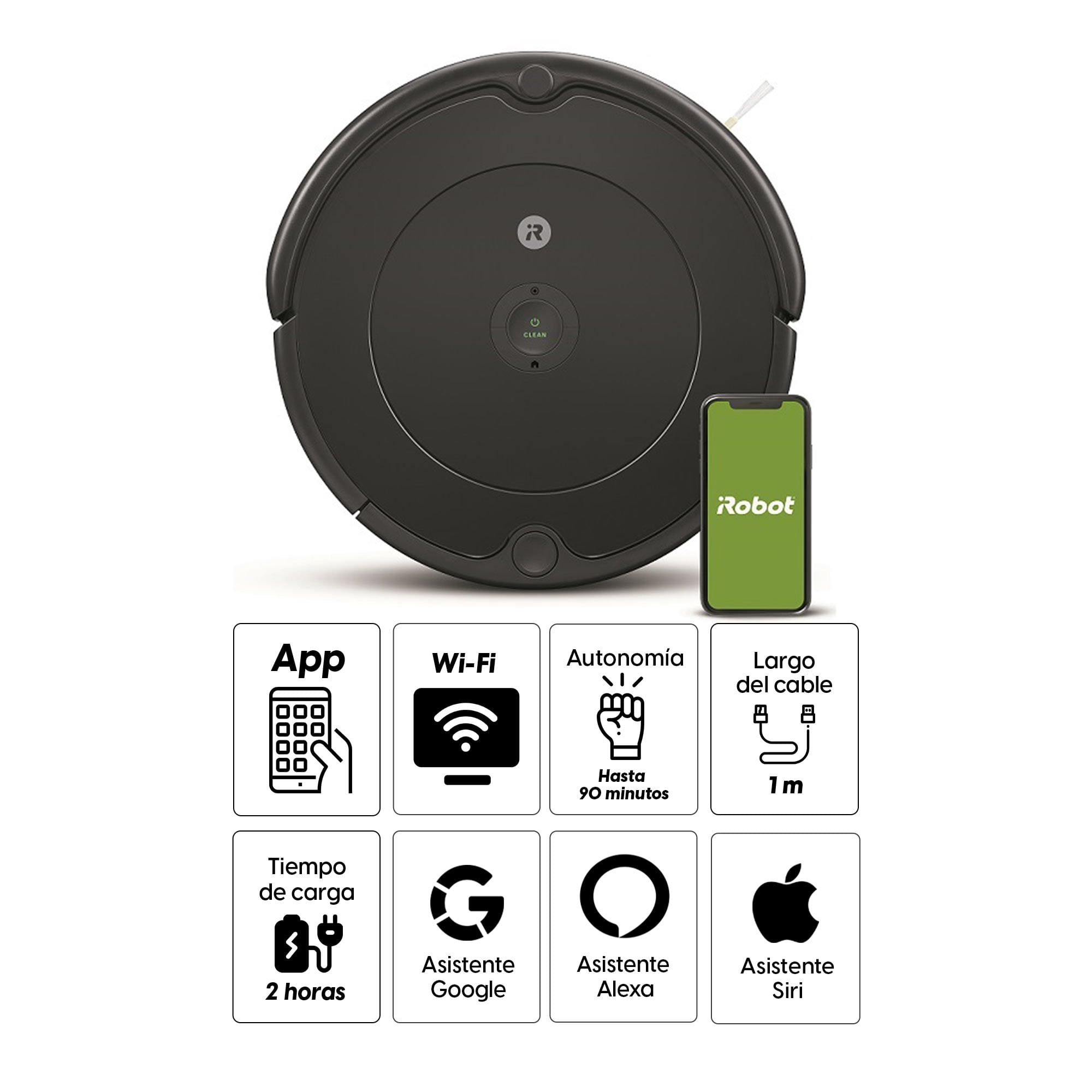 Imagen 2 del producto Aspiradora iRobot Roomba 694 control Alexa, Siri o Google Assistant