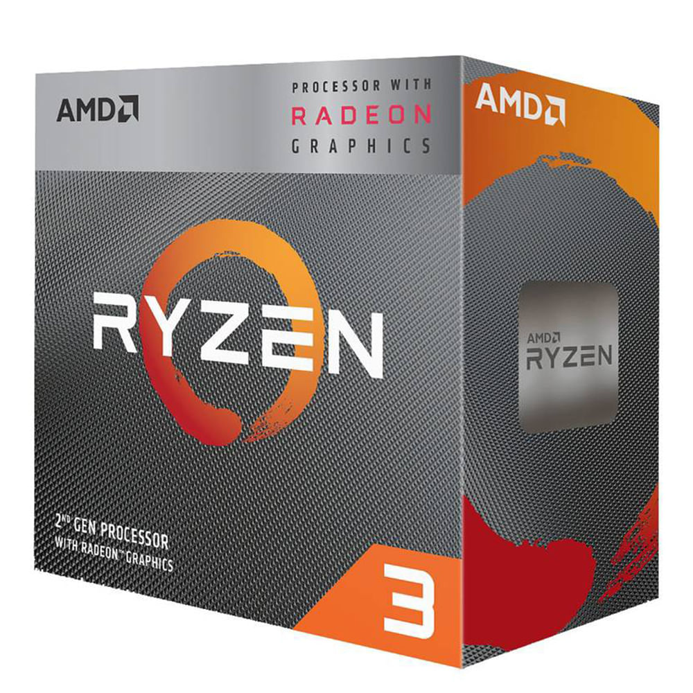 Procesador AMD Ryzen 3 3200G. 3.6 GHz, 4 cores, AM4