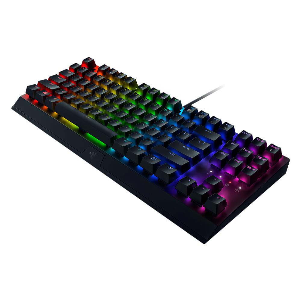 Imagen 2 del producto Teclado gamer alámbrico Razer Blackwidow V3 Tenkeyless, conexión USB, mecánico, Chroma RGB