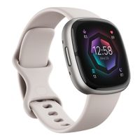 Smartwatch Fitbit Sense 2, Oled, 5ATM resistente al agua, Spo2, máx. 6 días, 1.58"", blanco