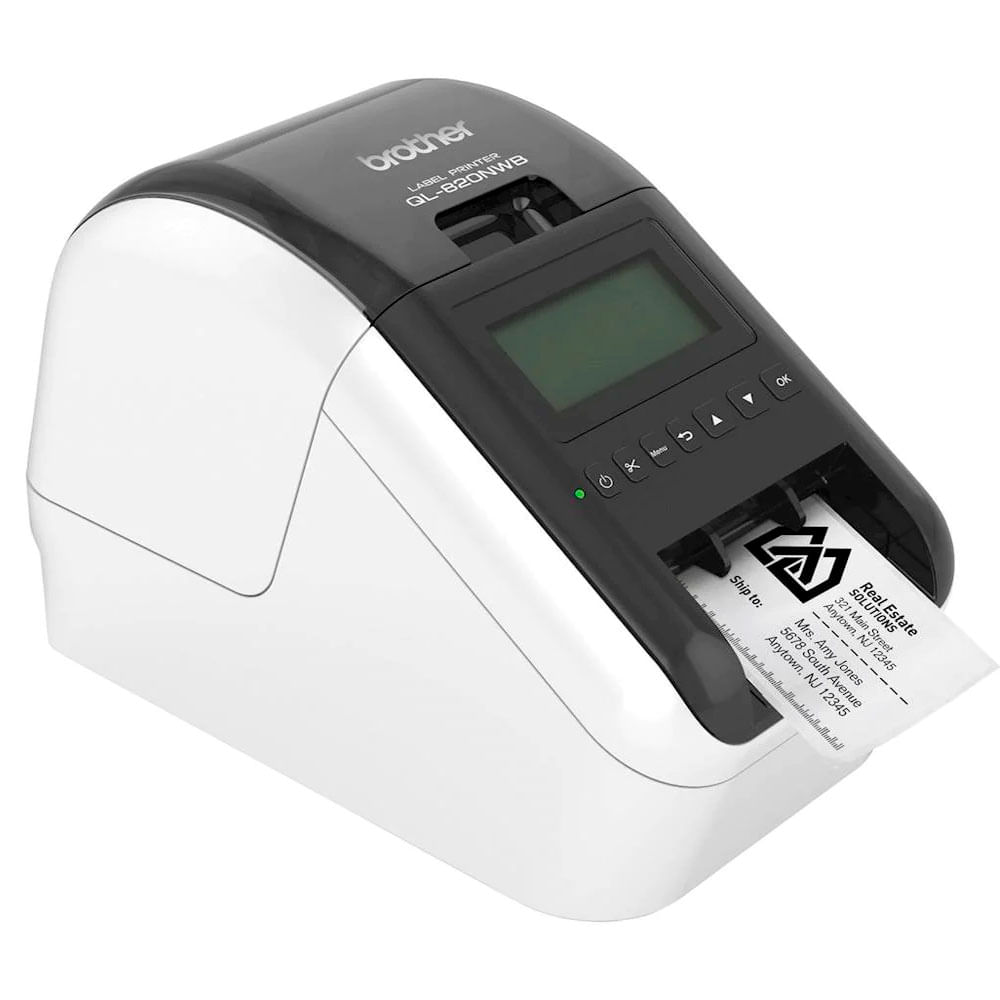 Etiquetadora de etiquetas brother ql-820nwb  wifi  bluetooth