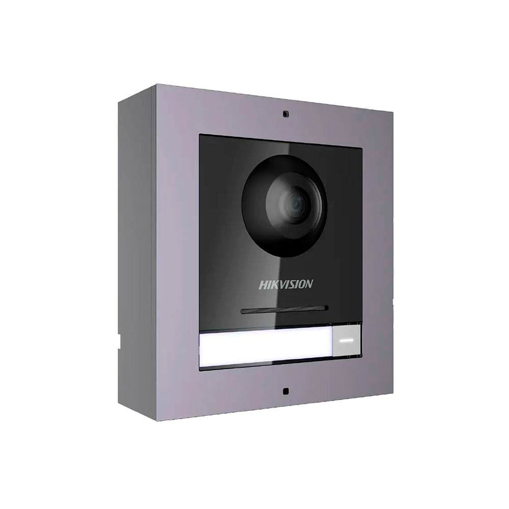 Imagen 2 del producto Kit videoportero IP, Hikvision, DS-KIS602, 2 MPx, monitor LCD 7”, tarjeta SD 16GB, + switch POE