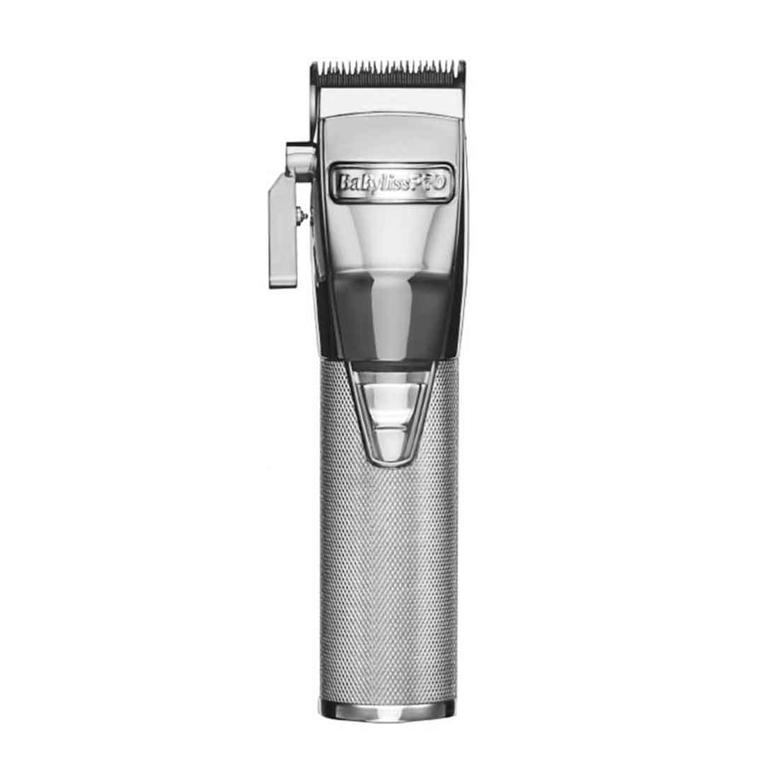 Cortadora Barberology Silver, Cortadora Profesional, Motor 6300 RPM Ferrari, Batería de iones de litio