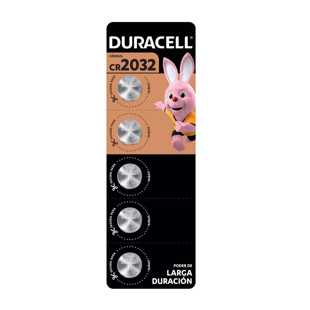 Pila botón Duracell CR2032 x5