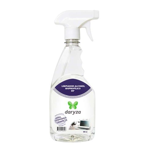 Alcohol isopropílico Daryza 99°, 650ml + atomizador