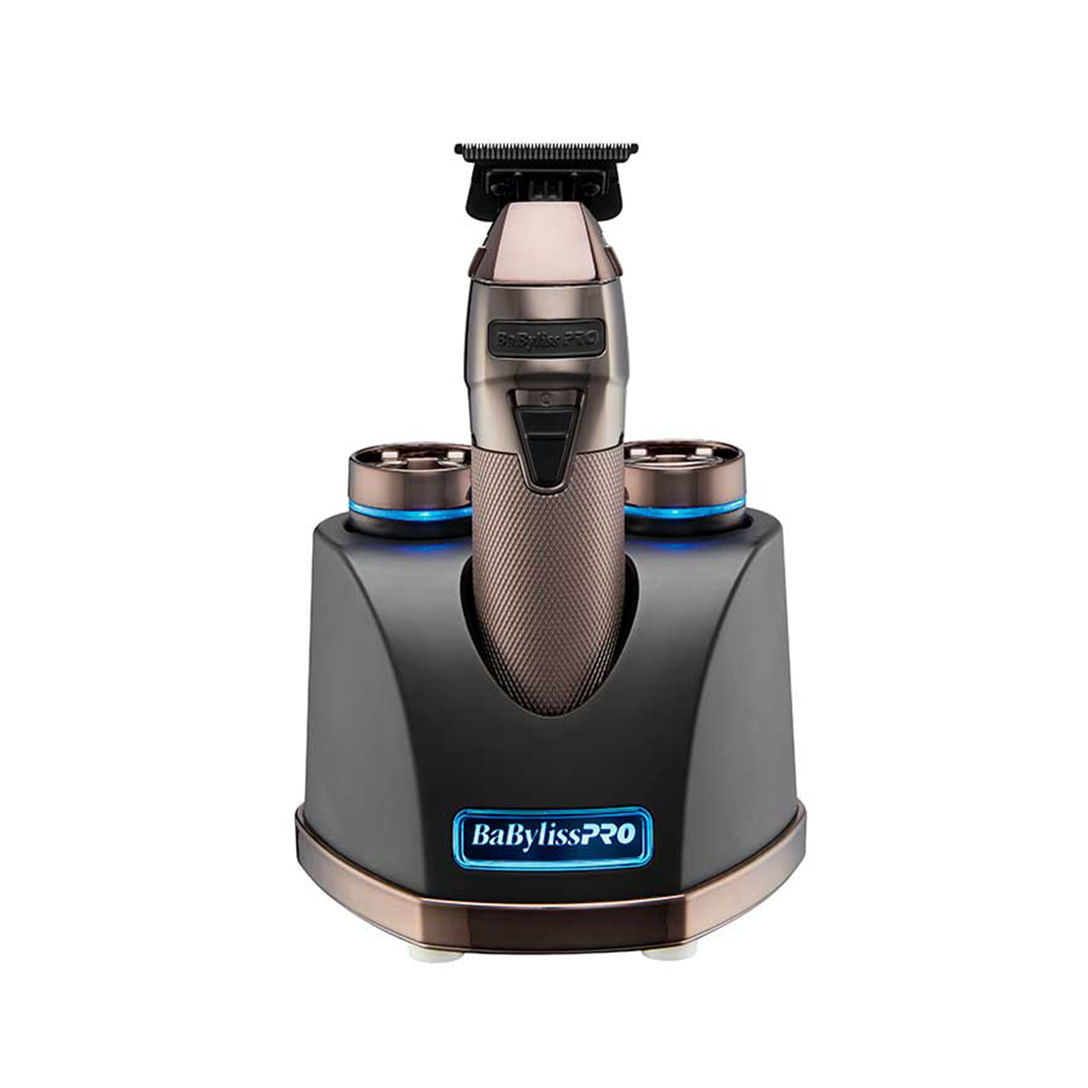 Patillera SnapFx Barberology, Sistema doble de batería de litio, Cuchilla en “T”