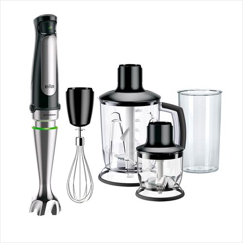 Batidora Braun Minipimer 7 MQ7045X 1000w, control automático de velocidad, negro