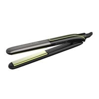 Reacondicionado:Alisadora Remington Shine Therapy placas cerámica de palta y macadamia, 230°C, cable 1.8 m, negro y verde