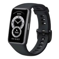 Reacondicionado:Smartband Huawei Fara Band 6 resistente al agua, máx. 14 días, 96 modos deportivos, 1.47"", negro