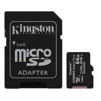Reacondicionado: Tarjeta MicroSDXC Kingston Canvas Select Plus 64GB, U1, Clase 10, 100MB/s