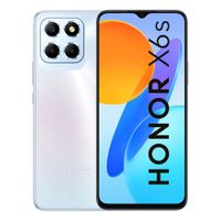 Celular Honor X6s 128GB, 4GB RAM, cámara trasera 50MP y frontal 5MP, 6.5'', plateado
