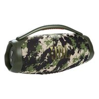 Parlante bluetooth JBL Boombox 3 potencia 180W, resistente al agua IP67, hasta 24 horas de reproducción, camuflado