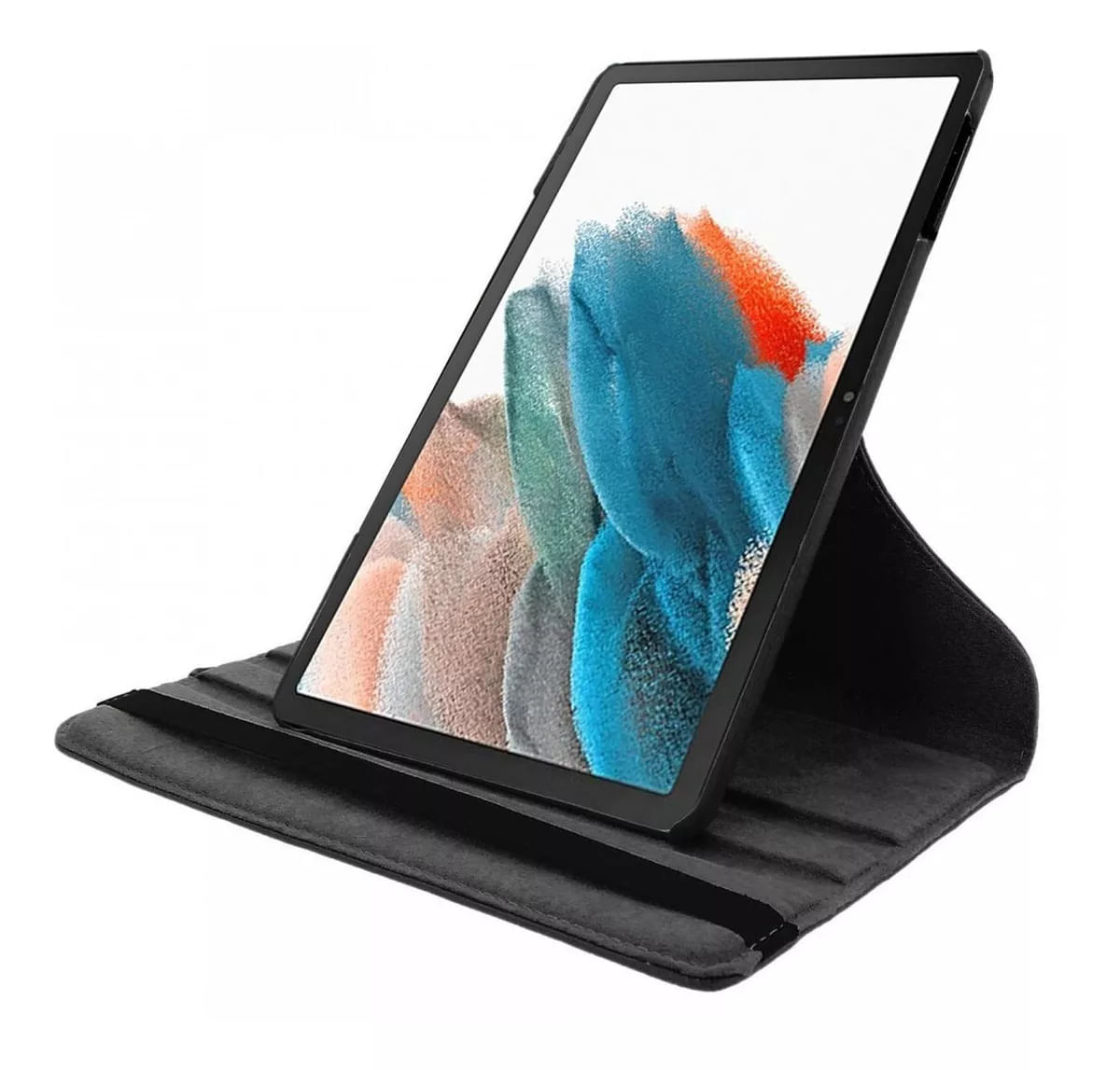 Imagen 2 del producto Estuche para tablet compatible Samsung A8 10.5"", giratorio, negro