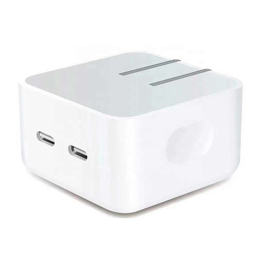 Imagen 2 del producto Cargador de pared iBox 2 puertos tipo C, 35W, carga rápida, blanco
