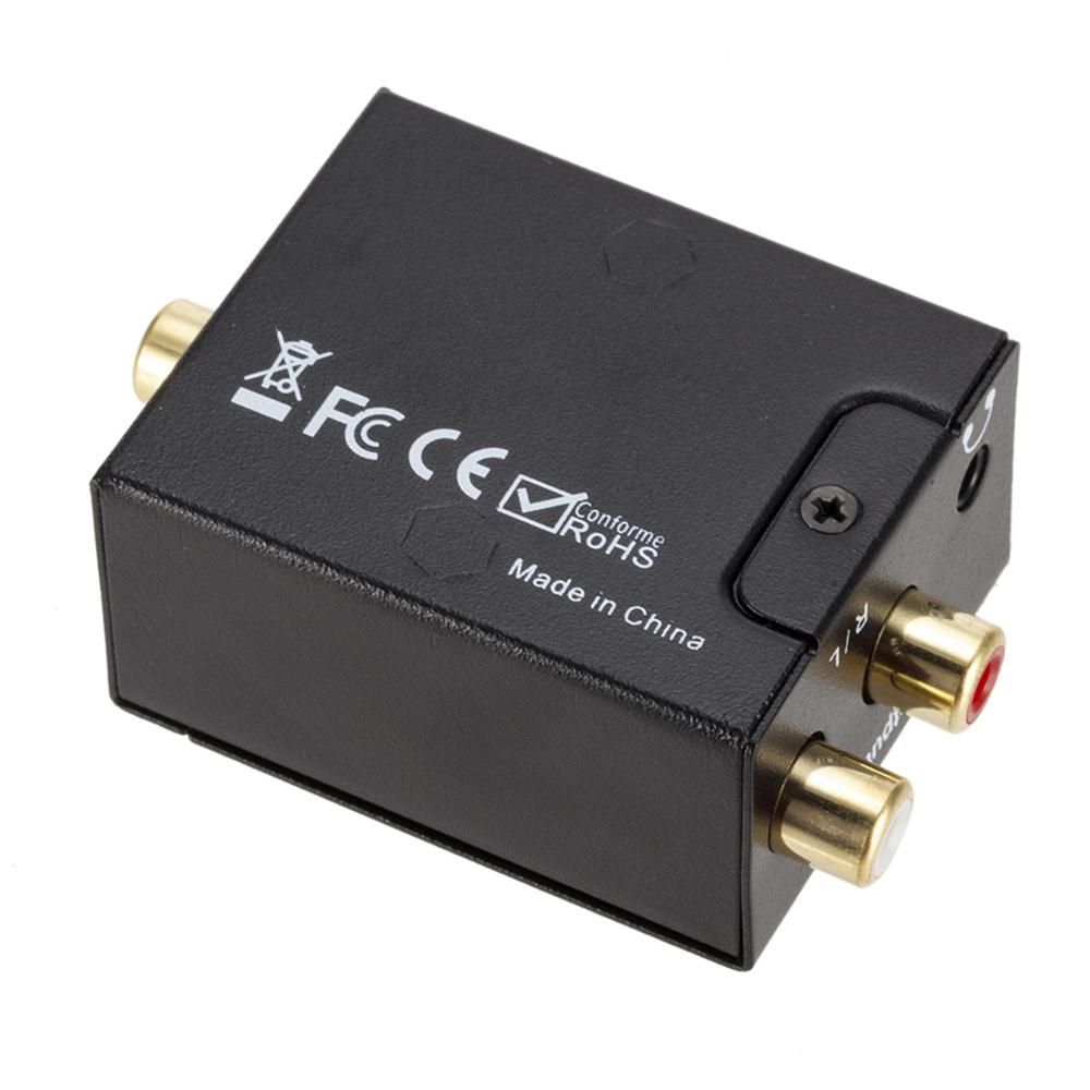 Imagen 2 del producto Kit Convertidor de Audio Optico Digital a RCA 3.5mm + 3 cables
