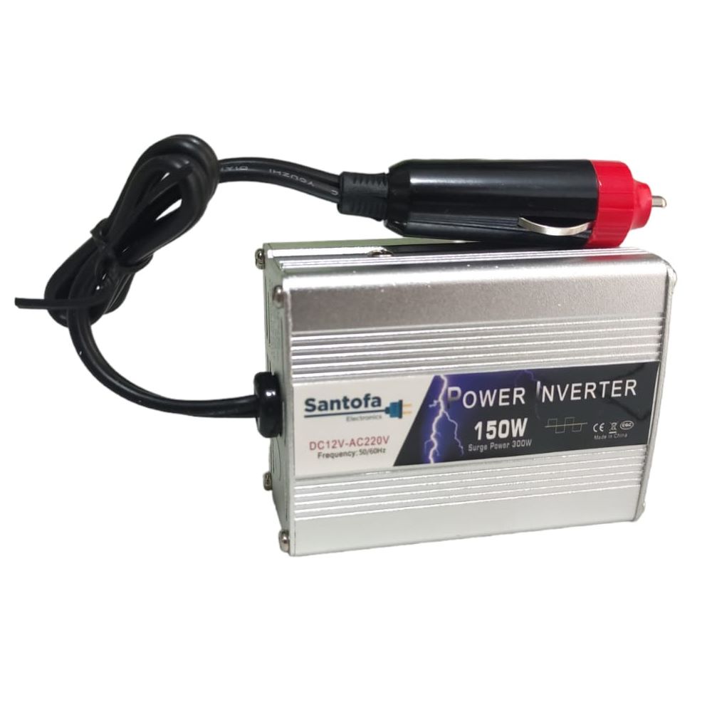 Imagen 1 del producto Inversor De Corriente Para Auto De 12v A 220v Usb 150w Santofa